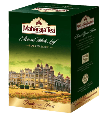 Чай Ассам Цельнолистовой Maharaja Tea Assam Whole Leaf 100г