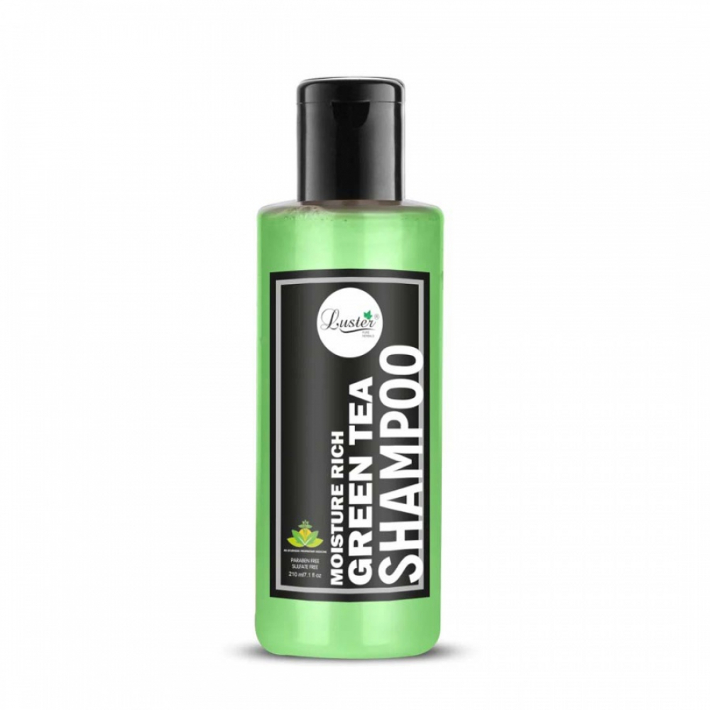 Шампунь Увлажняющий для волос с экстрактом зелёного чая LUSTER Green Tea Shampoo 210мл